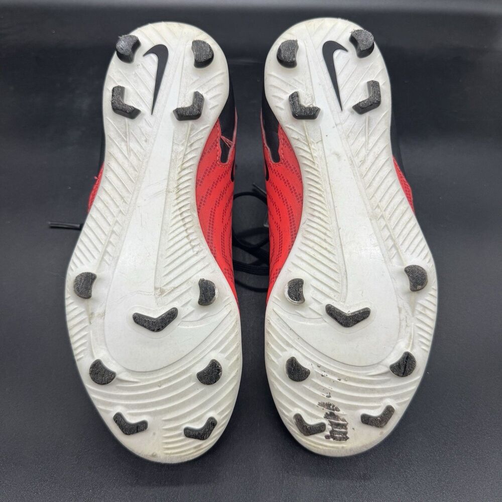 Nike Youth Phantom GX FG Academy Soccer Cleats Size 3.5Y Black Red DD9563-600 - Picture 6 of 7